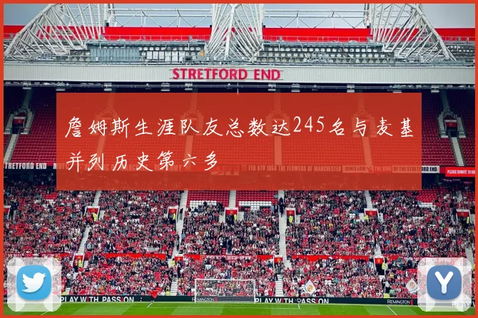 詹姆斯生涯队友总数达245名与麦基并列历史第六多