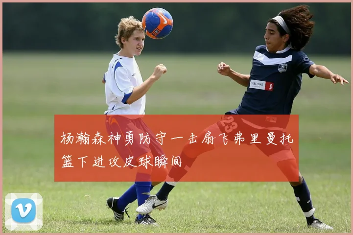 杨瀚森神勇防守一击扇飞弗里曼托篮下进攻皮球瞬间