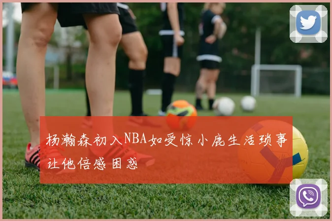 杨瀚森初入NBA如受惊小鹿生活琐事让他倍感困惑